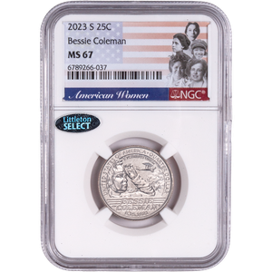 2023-S Bessie Coleman U.S. Women Quarter Main Image