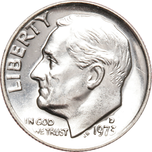1973-D Roosevelt Dime Main Image