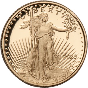 2023-W $5 1/10 oz. Gold American Eagle Main Image