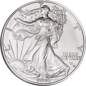 2024 American Silver Eagle, Star Privy Mark Main Image