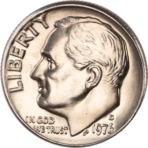 1976-D Roosevelt Dime Main Image