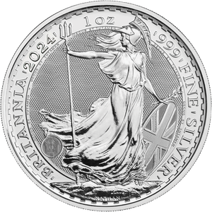 2024 Great Britain 1 oz. Silver £2 Britannia Main Image