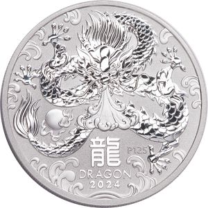 2024 Australia 1 oz. Silver Dollar Lunar Year of the Dragon Main Image