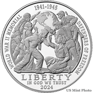2024-P Greatest Generation Commemorative Silver Dollar Main Image
