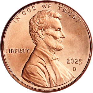 2025-D Lincoln Head Cent Main Image