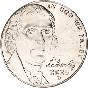 2025-D Jefferson Nickel Main Image