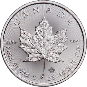 2025 Canada Silver $5 Maple Leaf Main Image