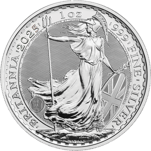 2025 Great Britain 1 oz. Silver £2 Britannia Main Image