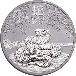 2025 Australia 1 oz. Silver Dollar Lunar Year of the Snake Main Image