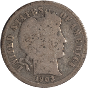 1903-O Barber Silver Dime CIRC Main Image