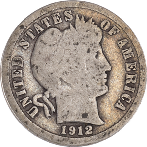 1912 Barber Silver Dime G Main Image
