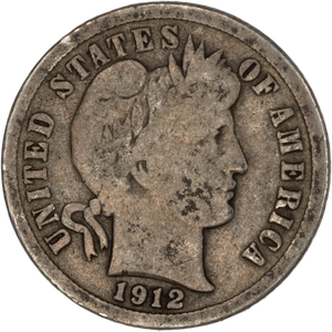 1912-D Barber Silver Dime G Main Image