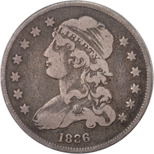 1836 Capped Bust Silver Quarter Main Image