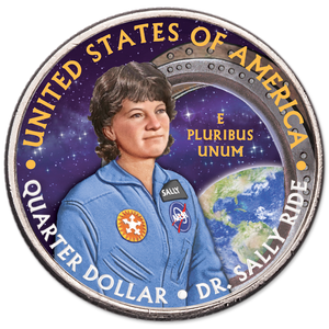 2022 Colorized Dr. Sally Ride U.S. Women Quarter Main Image