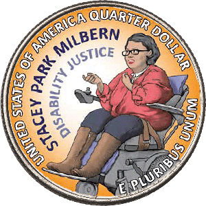 2025 Colorized Stacey Park Milbern U.S. Women Quarter Main Image