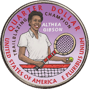 2025 Colorized Althea Gibson U.S. Women Quarter Main Image