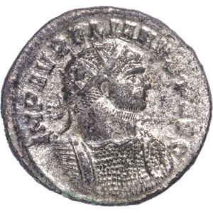 A.D. 270-275 Aurelian Silvered Bronze Antoninianus Main Image