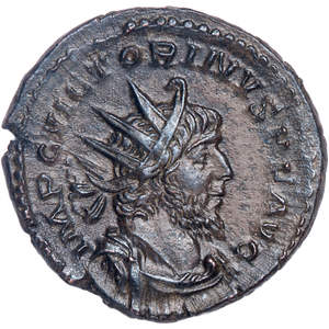 A.D. 269-271 Victorinus Bronze Antoninianus, Pax Reverse Main Image