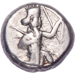 455-420 B.C. Persia Silver Siglos, Bow and Spear Type Main Image