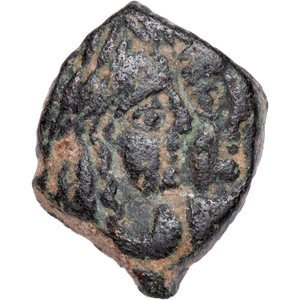 A.D. 70-106 Petra, Rabbel II & Gamilat Bronze Coin Main Image