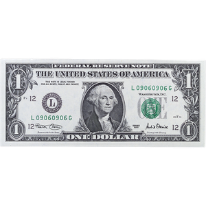 $1 Federal Reserve Repeater Note CUNC Main Image