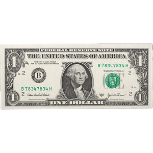 $1 Federal Reserve Repeater Note, Choice Crisp Uncirculated Main Image