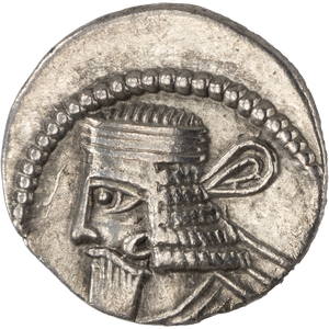 A.D. 58-77 Vologases I Silver Drachm Main Image