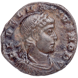 Ancient Bronze and Copper - Roman Imperial Bronze - AD335-337 VF Main Image