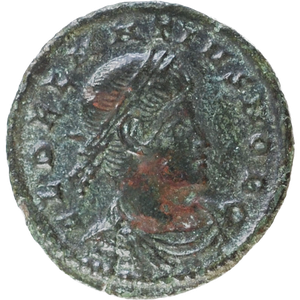 Ancient Bronze and Copper - Roman Imperial Bronze - AD335-337 VF+ Main Image