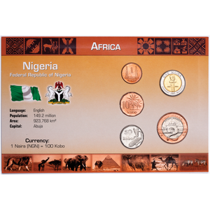 Nigeria Coin Set in Custom Holder Main Image