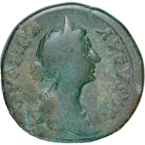 A.D. 161-180 Faustina Junior Bronze Sestertius Main Image