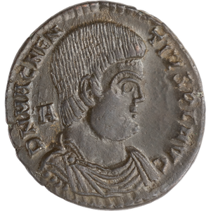 ﻿A.D. 350-353 Magnentius Bronze Cent Bridgnorth Hoard Gloria Romanorum Lyons Main Image