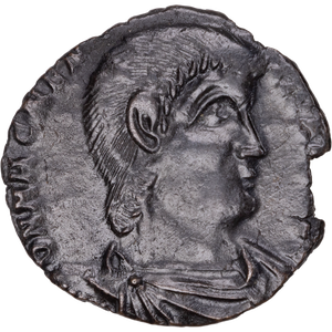 A.D. 350-353 Magnentius Bronze Bridgnorth Shropshire Hoard Coin, Chi-Rho Reverse Main Image