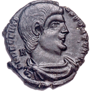 A.D. 350-353 Decentius Caesar Bronze Centenionalis, Bridgnorth Hoard Main Image