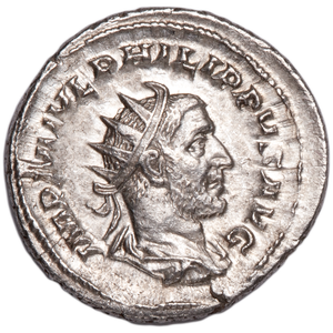 A.D. 244-249 Philip I Silver Antoninianus Roma Aeternae Main Image