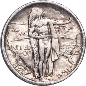1926-1939 Silver Oregon Trail Commemorative Half Dollar Main Image