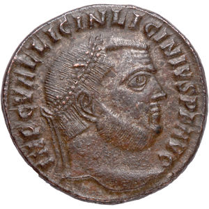 Ancient Bronze and Copper - Roman Imperial Bronze - AD308-324 XF Main Image
