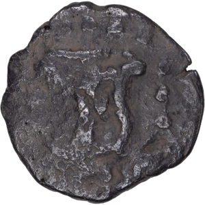 40-4 B.C. Herod I Bronze Prutah, Tripod Main Image