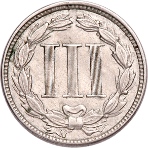 1865-1889 Nickel Three Cent Piece Main Image