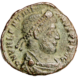 Ancient Bronze and Copper - Roman Imperial Bronze - AD364-375 F Main Image