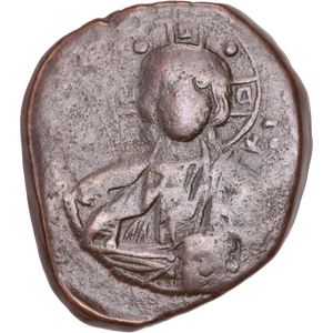 1028-1034 Romanus III Copper Follis Christ Main Image