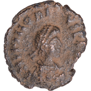 A.D. 393-423 Honorius Bronze Reduced Follis Main Image