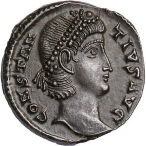 A.D. 337-361 Constantius II Bronze Reduced Follis Main Image