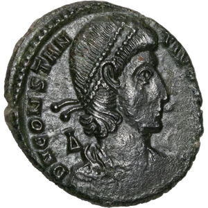 Ancient Bronze and Copper - Roman Imperial Bronze - AD337-361 VF+ Main Image