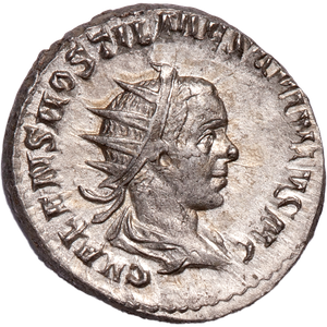A.D.251 Hostilian Silver Antoninianus Main Image