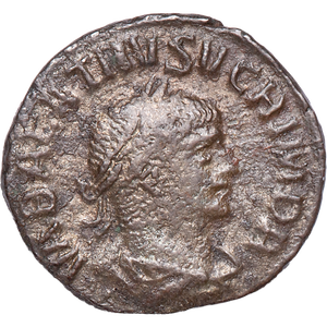 A.D. 267-271 Vabalathus and Aurelian Billon Antoninianus Main Image