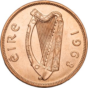 1928-1968 Ireland Bronze Penny, Uncirculated Main Image