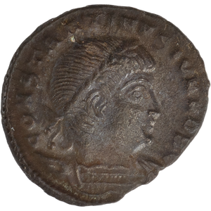Ancient Bronze and Copper - Roman Imperial Bronze - AD307-337 VF+ Main Image