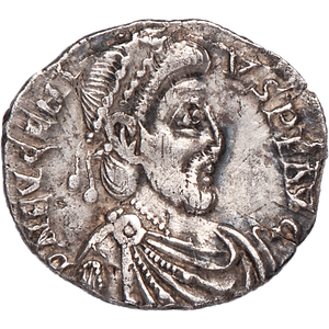 A.D. 392-394 Eugenius Silver Siliqua Main Image