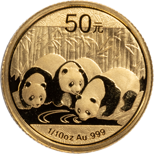 1982-Date China Gold 1/10 oz. Panda Main Image